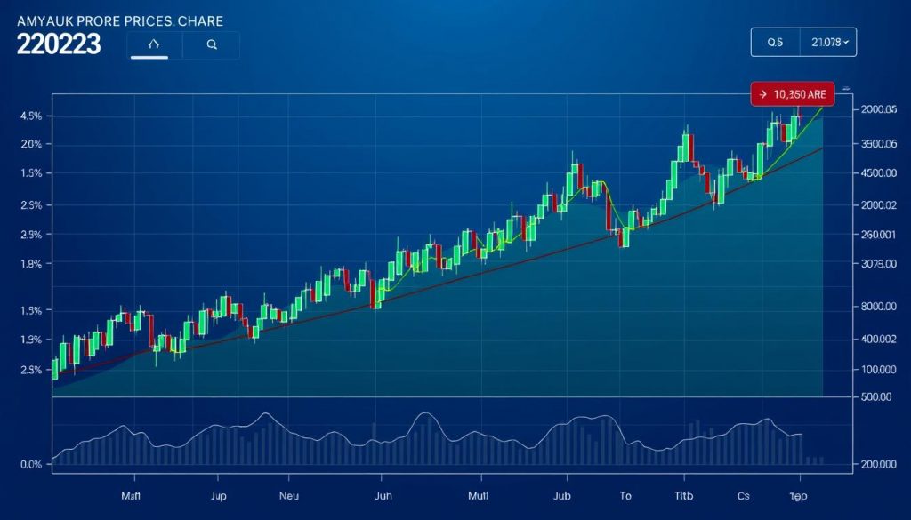 График курса Bitcoin в 2025 году показывает динамику цены и объемы торгов