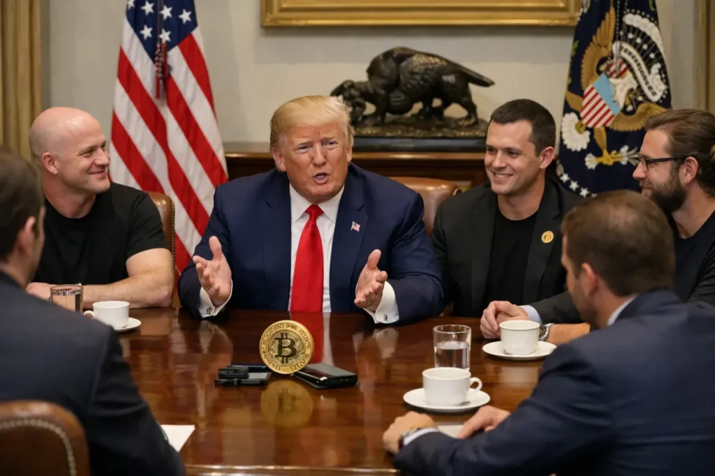 Встреча Трампа и крипто-лидеров: закон Clarity Act и будущее Bitcoin в США